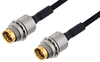 Slide-On BMA Jack Bulkhead to Slide-On BMA Jack Bulkhead Cable 36 Inch Length Using PE-SR405FLJ Coax - PE3C4846-36 - Pasternack