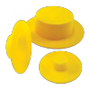 Thick Extra Wide Flange Tapered Plug Caps -- XW.628/.725 - Image