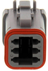 Rectangular Connectors, Heavy Duty - DT Series - DT06-6S-E003 - LADD Distribution
