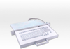 Industrial TKS Keyboard In Drawer System with 1 HU and Integrated Touchpad -- TKS-088c-TOUCH-SCHUBL - Image