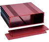 ALUM ENCLOSURE, 2 PLATES, 10 SCREWS, RED ANODIZED, 2.11 H X 6.68 W X 6.30 L - 70020289 - Allied Electronics, Inc.