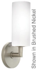 WS130-G100WT/CH Sconces-Single Glass - 376758 - Capital Lighting, Inc.