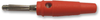 Test, Banana, Screw, Red; Gender Multicomp - 80P3602 - Newark, An Avnet Company