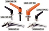 Plastic Clamp Levers with Flat Washers for Slotted Holes - LEM-6-16-LWP20-BK - NBK America LLC