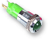 Led Panel Mount Indicator, Satin Chrome Bezel, Green, 14 Mm, 12 Vdc, 20 Ma, 70 Mcd, Ip67 Rohs Compliant Cml Innovative Technologies - 23M8507 - Newark, An Avnet Company