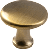 Modern Knob, Antique Brass - 814518 - HardwareSource, Inc.