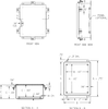 Aluminum NEMA 4 Wallmount One Door Single Access JIC Style E -- J-1084N4AL - Image