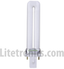 7-Watt PFT Plug-In CFL Single Tube G23 2700K - L-12051 - Litetronics International, Inc.