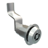 VISE ACTION® Compression Latch, Large Size, 7 mm Square, Zinc Alloy, Chrome Plated, Bright, 47 mm  Grip - E3-124-161 - Southco
