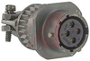 CONNECTOR,CABLE CONNECTING RECEPTACLE W/CABLE CLAMP,CLASS A,4#16 SOCKET CONTACT - 70010718 - Allied Electronics, Inc.