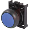 PUSHBUTTON, NON-ILLUMINATED PUSHBUTTON,FLUSH, MOMENTARY, BLUE BUTTON, BLACK BEZ - 70057827 - Allied Electronics, Inc.