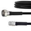 Outdoor Rated Low PIM 4.3-10 Male to N Female Cable SPO-375 Coax in 48 Inch Using Times Microwave Parts and RoHS - FMCA2059-48 - Fairview Microwave Inc.