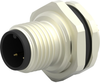 Sensor Conn, M12, Plug, 3Pos, Panel; Product Range Te Connectivity - 71AJ9376 - Newark, An Avnet Company