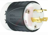 Plug, Turnlok 3 Wire Ground,IP20, 20A, 250V, Black Back, White Front Body - 70050640 - Allied Electronics, Inc.