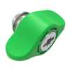 Captive Screw, 4-40 Thread, Surface Mount Technology, TORX®/Slot Combination, Wing Knob, Green - 4C-SM-1411-W014-R - Southco