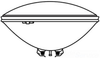 Sealed Beam Lamp - 200PAR-30 - GE Lighting