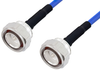 7/16 DIN Male to 7/16 DIN Male LSZH Jacketed Low PIM Cable 100 cm Length Using SR401FLJ Low PIM Coax with HeatShrink, RoHS - PE3C2013-100CM - Pasternack