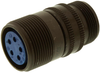 Circular Connector Receptacle, Size 18, 5 Position, Cable; Product Range Amphenol Industrial - 27W8962 - Newark, An Avnet Company