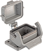 Housing, Bulkhead 6B, 1 Lever, Alum; Heavy Duty Connector Type Harting - 22AC5072 - Newark, An Avnet Company