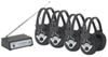 Wireless Listening Center, 4 Station with Headphones and Transmitter, Multi Frequency - W904-MULTI - Visual Sound, Inc.