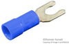Terminal, Fork Tongue, #6, Blu, 14Awg; Product Range Molex - 55H4422 - Newark, An Avnet Company