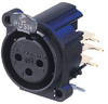 Neutrik A Series 3 Pin F Horizontal Right Pin 1/Gnd Sep - NEUNC3FAHR2 - HAVE, Inc.