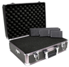 Large Briefcase with pluck foam to customize, holds receivers or up to 40 headphones - CCS 030 - Visual Sound, Inc.