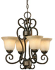 8063-GM4 BUS Mini Chandeliers-Glass Shade - 705808 - Capital Lighting, Inc.