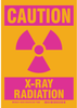 Brady B-450 Polyethylene Rectangle Radiation Hazard Sign - 10 in Width x 7 in Height - TEXT: X-RAY RADIATION - 83706 - 754473-83706 - R. S. Hughes Company, Inc.