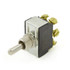 Carling Technologies 6GM5S-73 Unsealed Metal, 15A, DPDT, Momentary (On)-Off-(On) Toggle Switch -- 44271 - Image