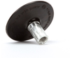 3M 83489 Hard Black Roloc TR Disc Pad - 4 in DIA - 5/8 - 11 Internal Thread Attachment - 051144-83489 - R. S. Hughes Company, Inc.