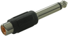 Adapter, Mono Plug To Rca Receptacle; Product Range Pomona - 02J8378 - Newark, An Avnet Company
