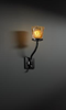 GLA-8784-56-AMBR-MBLK Sconces-Single Glass - 494907 - Capital Lighting, Inc.