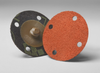 3M Cubitron 777F Coated Ceramic Quick Change Disc - 120 Grit - 2 in Diameter 4 Vacuum Holes - 28070 -- 051141-28070 - Image
