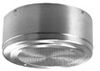 Baffle-8in Spkr, Aluminum, Surface, 10.81in Dia x 4.68in D, White - LCS-8NS - Visual Sound, Inc.