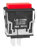 Standard Size Snap-In Pushbutton - LB15RKW01-C - NKK Switches