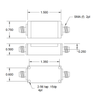 70 MHz LC Bandpass Filter - AE70LB12065 - Anatech Electronics, Inc.