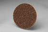 3M Scotch-Brite SC-DS Non-Woven Aluminum Oxide Quick Change Disc - Coarse Grade - 3 in Diameter - 13257 - 048011-13257 - R. S. Hughes Company, Inc.