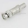 1 dB Fixed Attenuator BNC Male (Plug) to BNC Female (Jack) Up to 1 GHz Rated to 0.5 Watts, Brass Tri-Metal Body, 1.25 VSWR -- SA01B-01 - Image