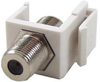Keystone F Coupler, White -- 43-415WH