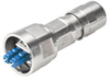 Passive Industrial Ethernet IP67 Plug-In Connector V1 Metal Bayonet Sets - Fibre Optic -- IE-PS-V01M-2LC-SM - Image