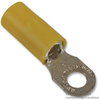 Terminal, Ring Tongue, #8, Crimp, Yellow; Stud Size - Metric Abb - Thomas & Betts - 65F707 - Newark, An Avnet Company