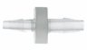 Barbed fittings, Reducing Connector, Clear PP,1/8