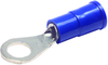 Terminal, Ring Tongue, #10, Crimp, Blue; Stud Size - Metric Multicomp - 14T2546 - Newark, An Avnet Company
