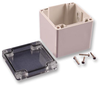 Enclosure, Watertight, Clear Lid, Pcb Box, 90.5 Mm, 90 Mm, 90 Mm, Pc (Polycarbonate), Grey Rohs Compliant Hammond - 43Y2425 - Newark, An Avnet Company