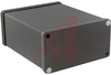 Enclosure; Extruded Aluminum; Plastic; 0.06 in.; Black Anodized - 70166732 - Allied Electronics, Inc.