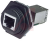 IP67 Industrial Category 5E Shielded Feed-Thru Coupler - 70126494 - Allied Electronics, Inc.