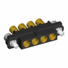 4 Pos. Female SIL 12 AWG Cable Conn. Kit, Jackscrews - M80-4000000F2-04-325-00-000 - Harwin Plc