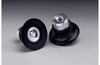 3M 77728 Hard Black Roloc TS and TSM Disc Pad - 1 1/2 in DIA - 1/4 - 20 Internal Thread Attachment - 051144-77728 - R. S. Hughes Company, Inc.