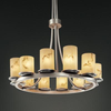 FAL-8763-10-NCKL Mid. Chandeliers-Pillar Candle - 671533 - Capital Lighting, Inc.